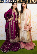 Amna Collection Er010 – Embroidered Bridal Formal with Crystal & Kora Dab Work