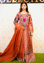 Amna Collection DA007 – Embroidered Bridal Formal with Crystal & Kora Dab Work