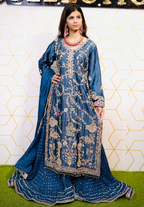 Amna Collection MoR004 – Silk Bridal Formal with Pure Silk Dupatta & Crystal Work