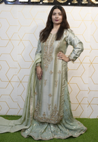 Amna Collection DR010 – Silk Bridal Formal with Pure Silk Dupatta & Crystal Work