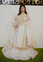 Amna Collection Se001 – Sheesha Silk Bridal Formal with Crystal & Raisham Work