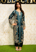 Amna Collection Ze006 – Sheesha Silk Bridal Formal with Crystal & Raisham Work