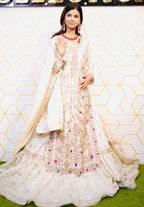 Amna Collection MoR004 – Silk Bridal Formal with Pure Silk Dupatta & Crystal Work