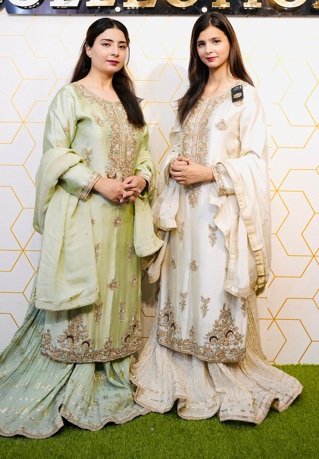 Amna Collection DR010 – Silk Bridal Formal with Pure Silk Dupatta & Crystal Work