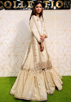 Amna Collection Mn002 – Sheesha Silk Bridal Formal with Crystal & Raisham Work