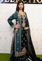 Amna Collection AF008 – Embroidered Bridal Formal with Crystal & Kora Dab Work