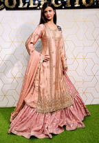 Amna Collection We021 – Sheesha Silk Bridal Formal with Crystal & Raisham Work