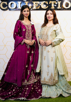 Amna Collection DR010 – Silk Bridal Formal with Pure Silk Dupatta & Crystal Work