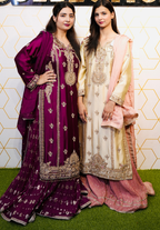 Amna Collection Er010 – Embroidered Bridal Formal with Crystal & Kora Dab Work