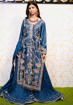 Amna Collection MoR004 – Silk Bridal Formal with Pure Silk Dupatta & Crystal Work