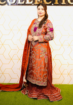 Amna Collection DA007 – Embroidered Bridal Formal with Crystal & Kora Dab Work