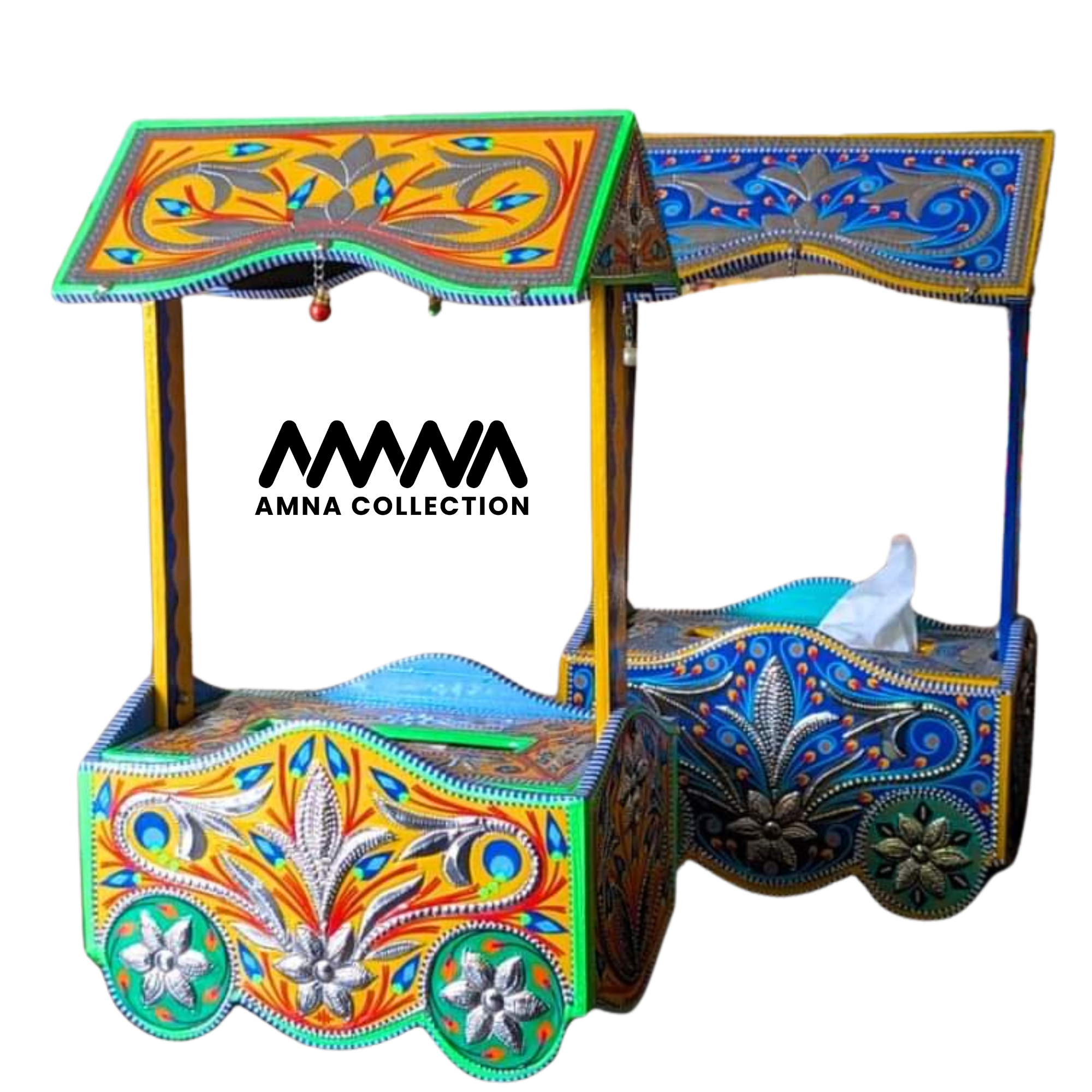 Chamak Patti Thaila Tissue Box Design