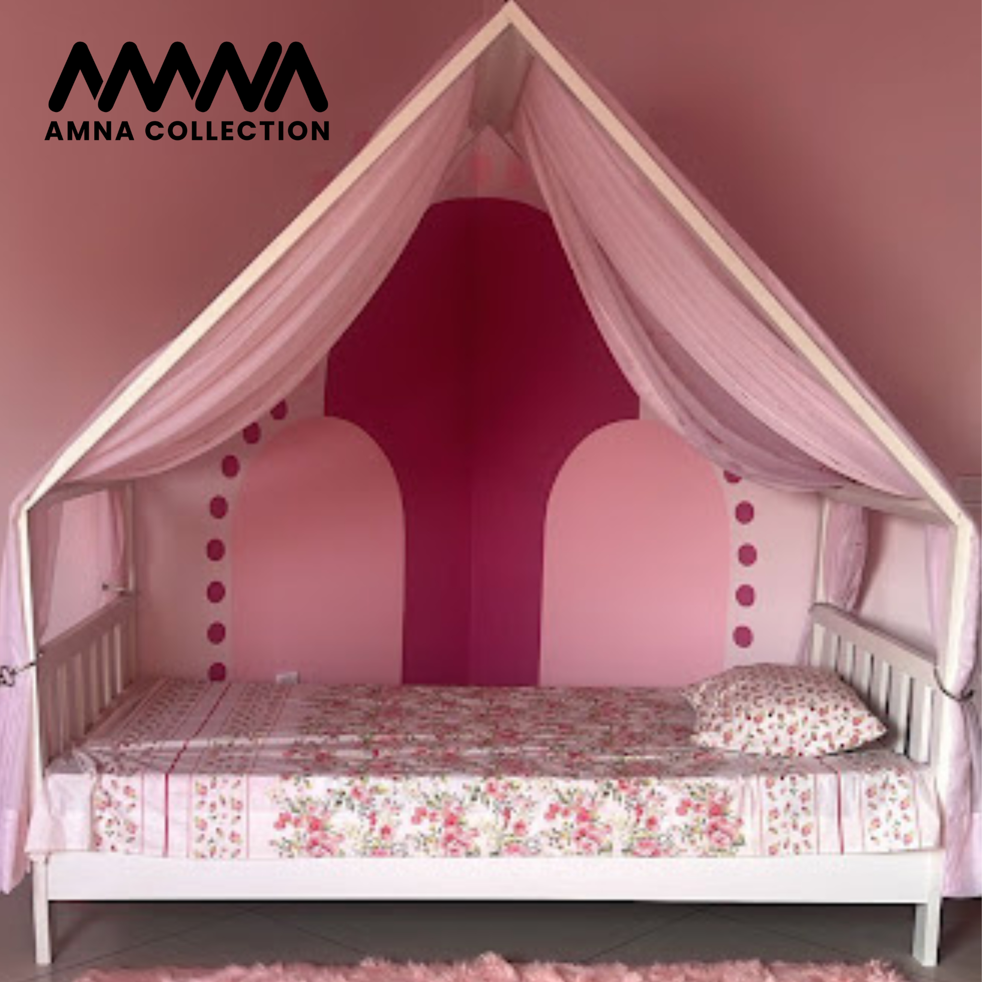 Single Bed in Hut design