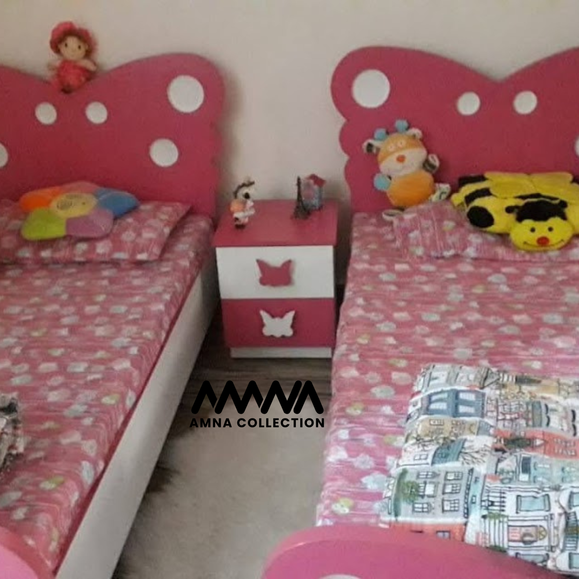 Girls Bedroom Set 3 Pes Butterfly