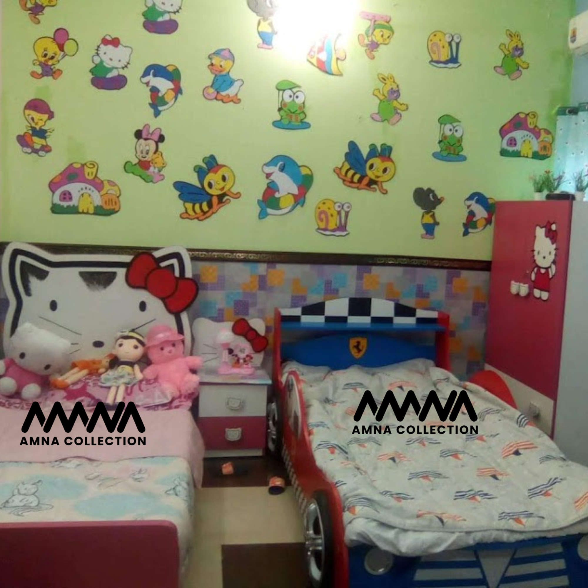 Girls & Boys Bedroom Set 4Pes