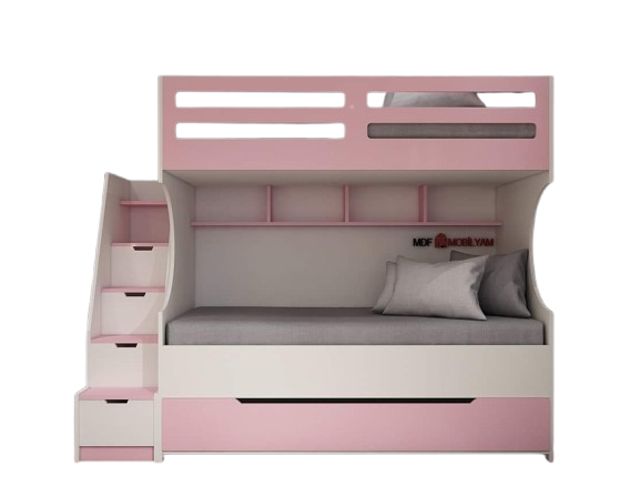 Triple Bunk Bed With Slide Bed